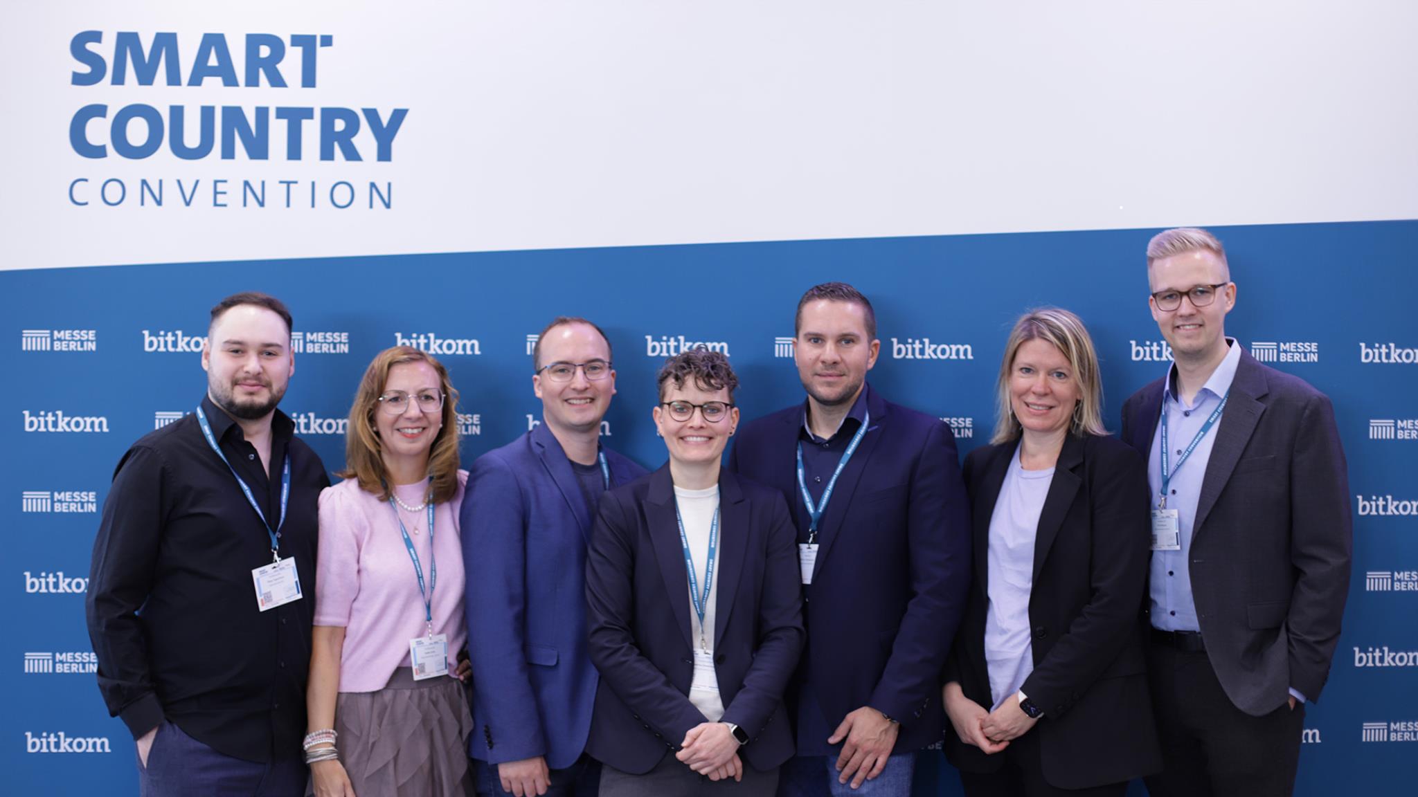 VertreterInnen der Stadt Gelsenkirchen bei der SCCON 2025