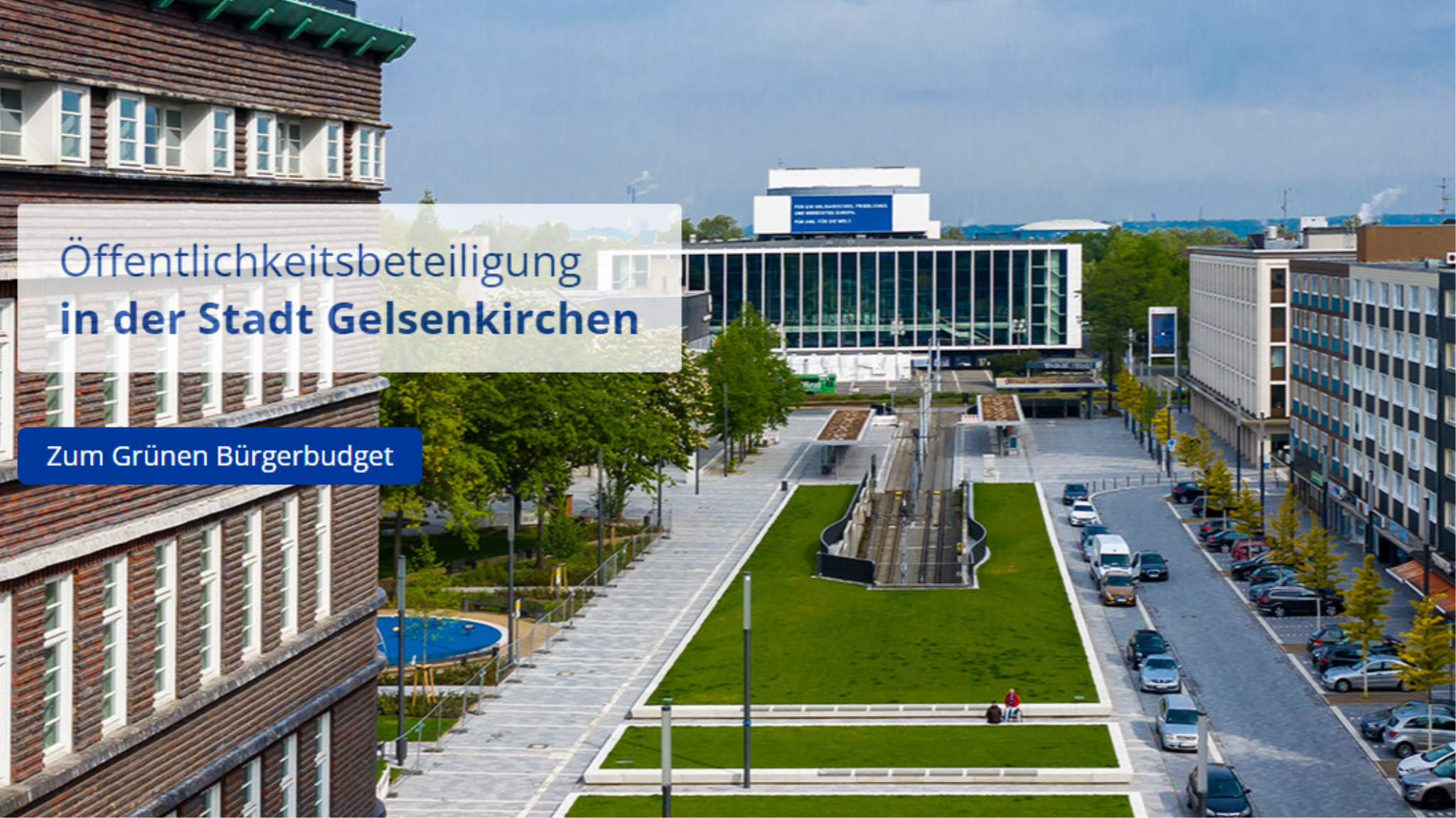 Blick auf das Musiktheater