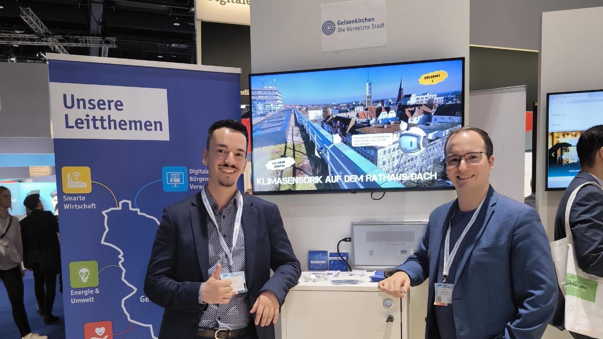 Vernetzte Stadt am MHKBD-Stand