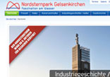Screenshot der Webseite www.nordsternpark-gelsenkirchen.de 