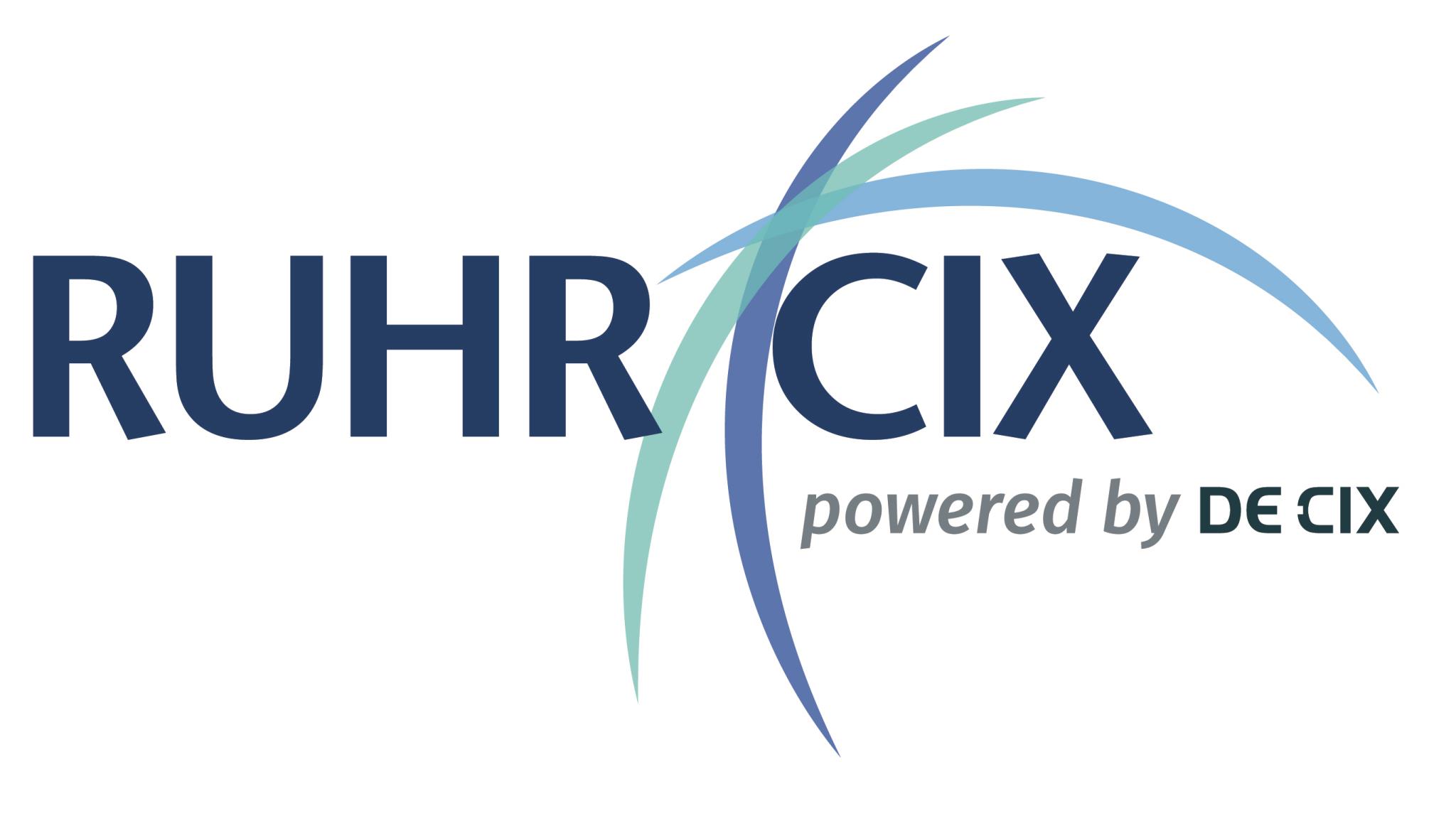 Logo Ruhr-CIX - powered by DE CIX